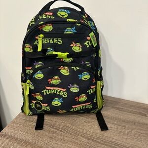 Teenage Mutant Ninja Turtles Kids Black & Green Backpack